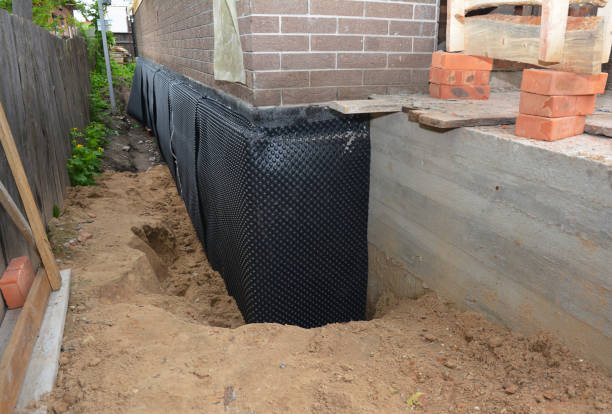 Happy homeowners after waterproofing job in Millstone Township
